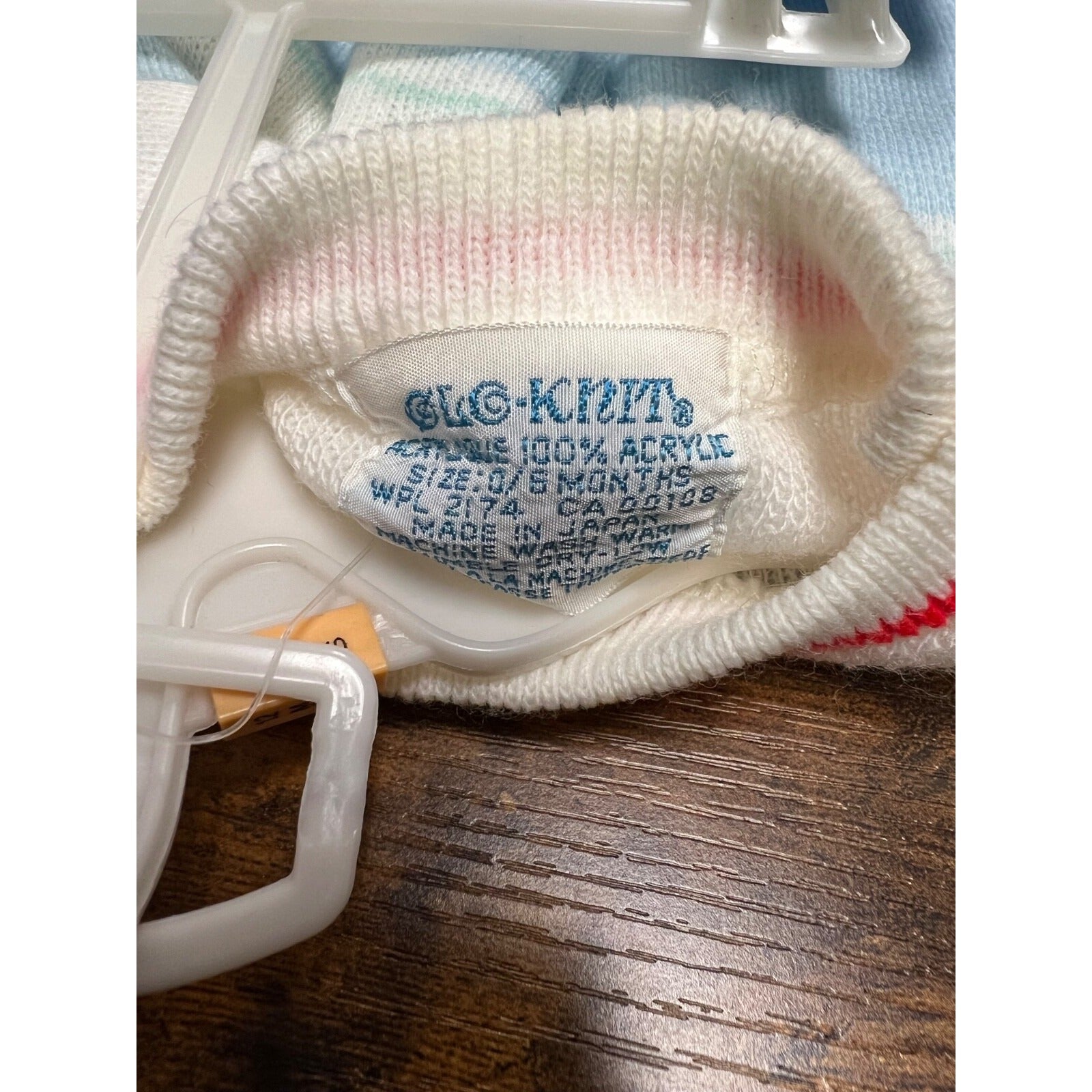 Vintage Glo-Knit 2 piece sweater set size 0/5 months Made in Japan