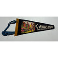 Vintage Chinatown, San Francisco, California pennant damaged
