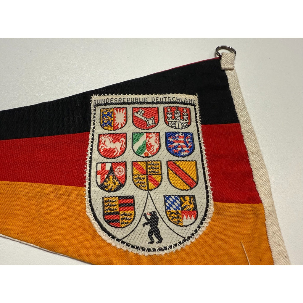 Vintage double-sided stitched Germany pennant
