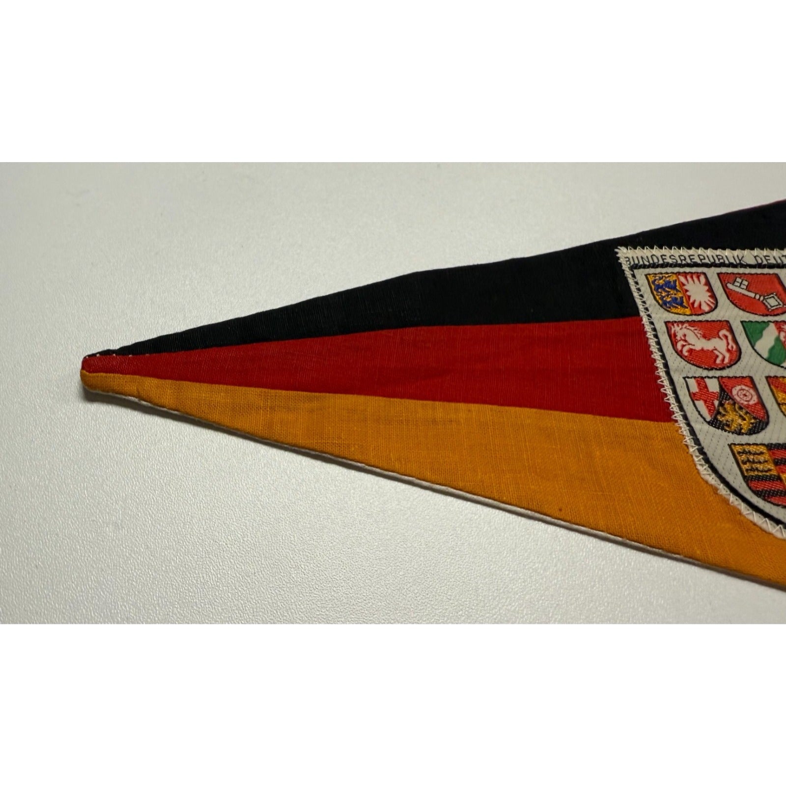 Vintage double-sided stitched Germany pennant