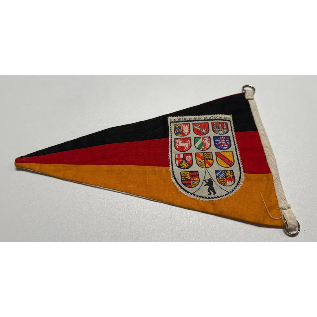 Vintage double-sided stitched Germany pennant