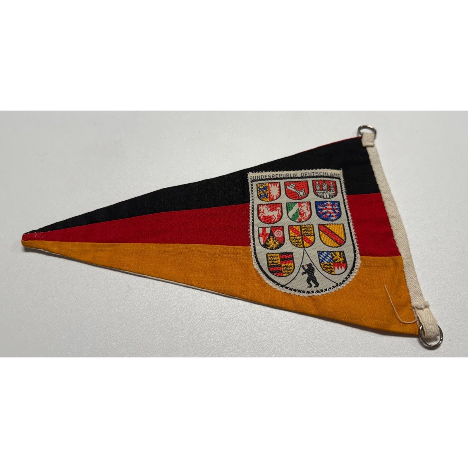 Vintage double-sided stitched Germany pennant