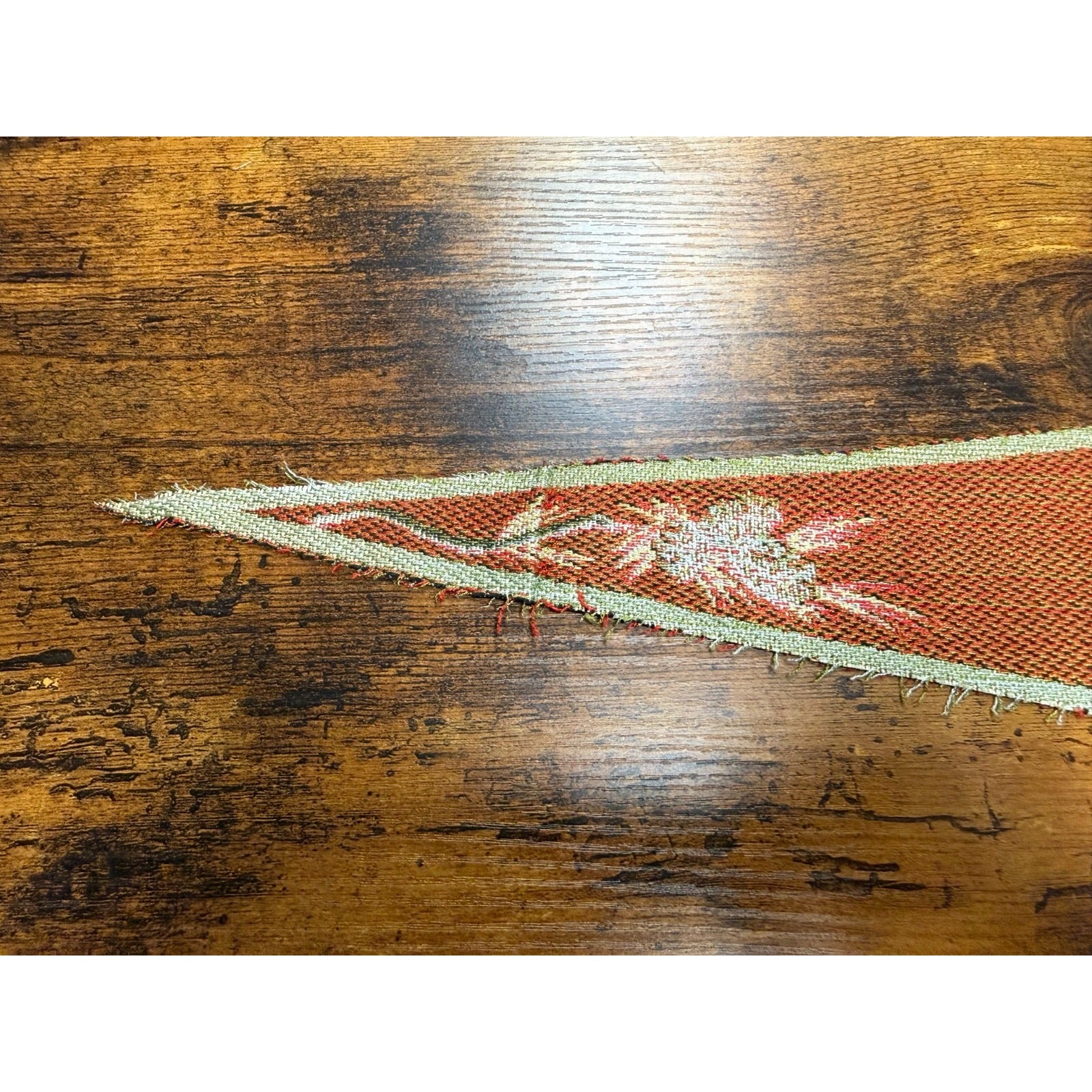 Vintage Crater Lake Oregon Souvenir Pennant Banner Flag