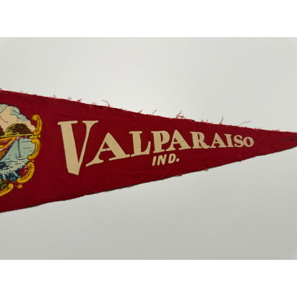 Vintage Valparaiso, Indiana pennant