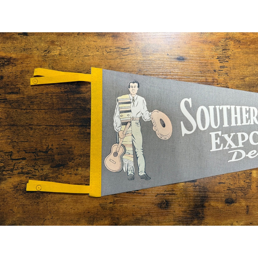 Vintage Southern California Exposition Del Mar, California pennant