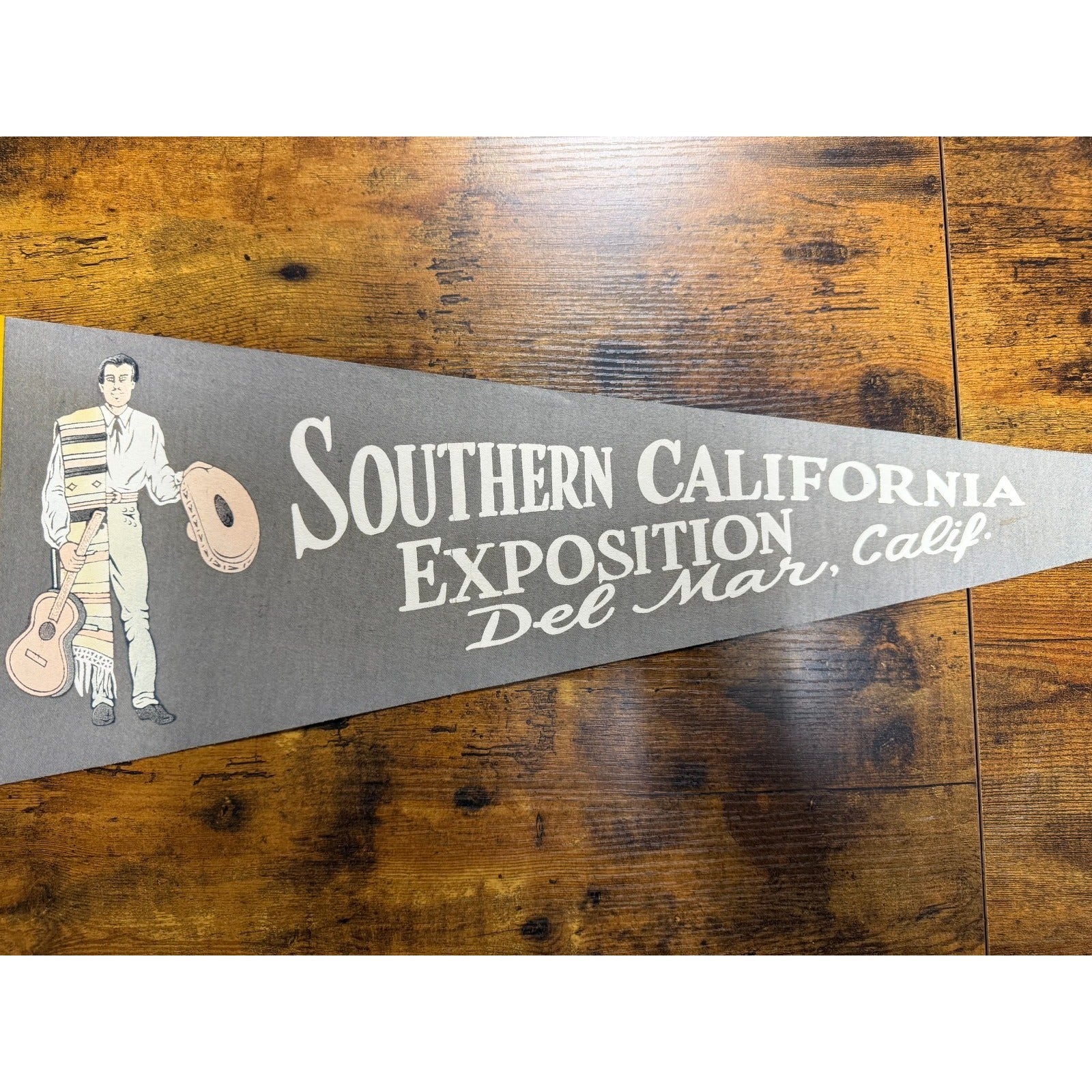 Vintage Southern California Exposition Del Mar, California pennant