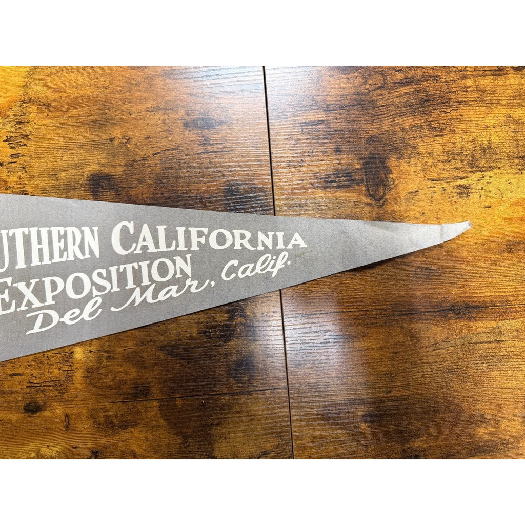 Vintage Southern California Exposition Del Mar, California pennant