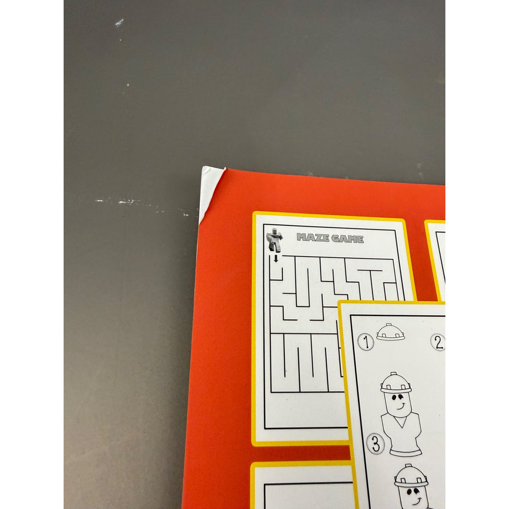 Roblox 3-In-1 Activity Book For Kids With Mazes Coloring Puzzles & Drawing Games 70+ Pages Paperback