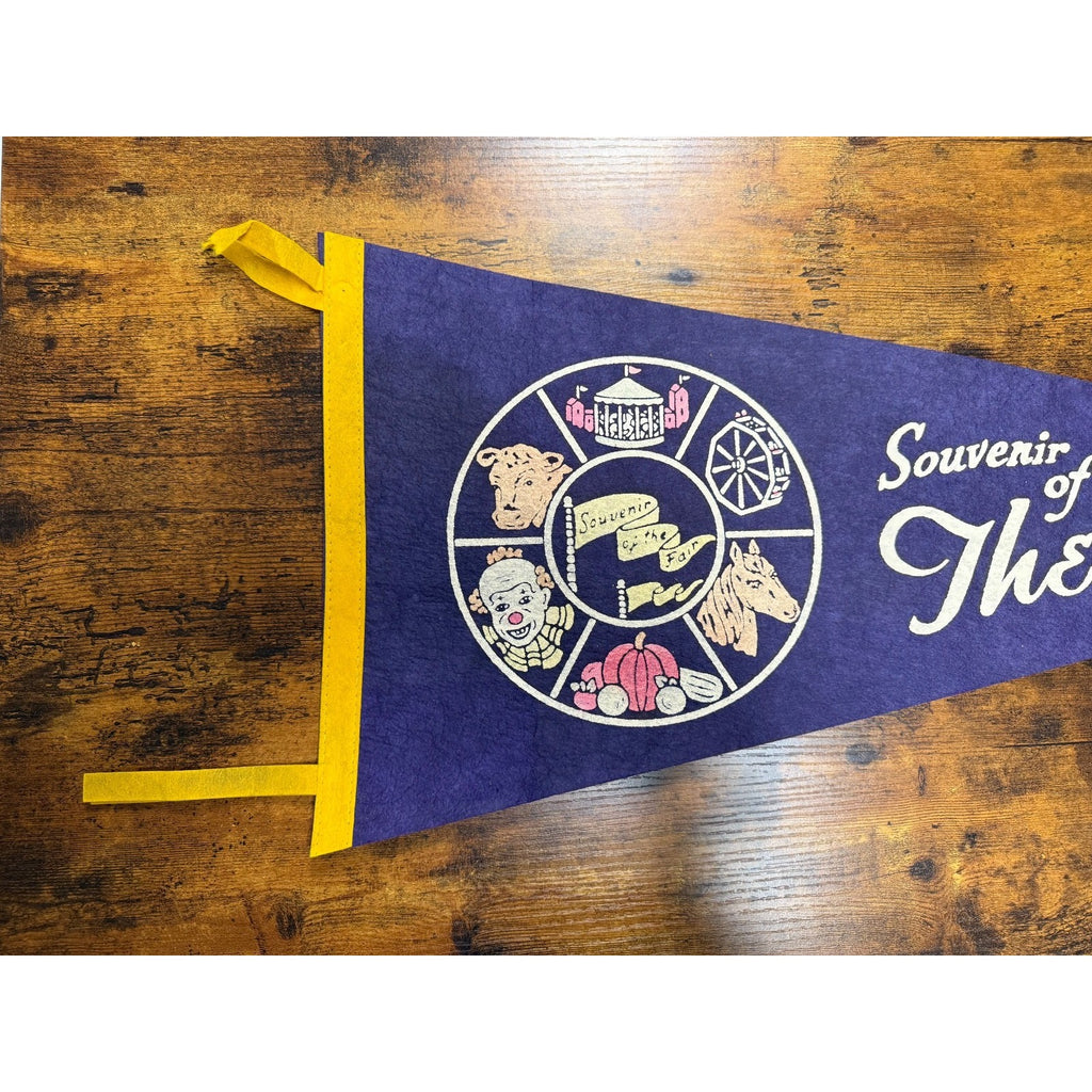Vintage Souvenir of The Fair pennant