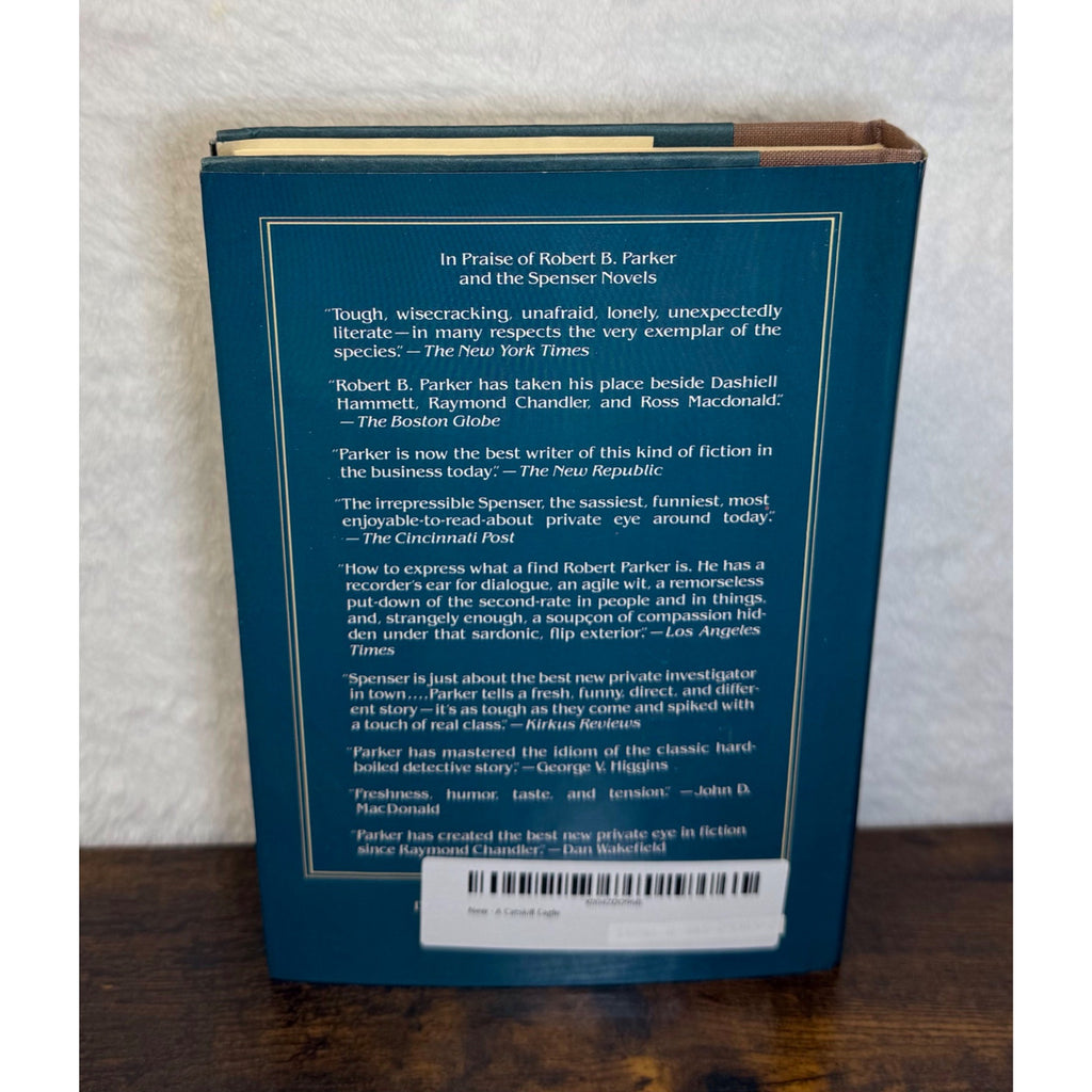 A Catskill Eagle By Robert B. Parker Hardcover Spenser Novel Dust Jacket 1985