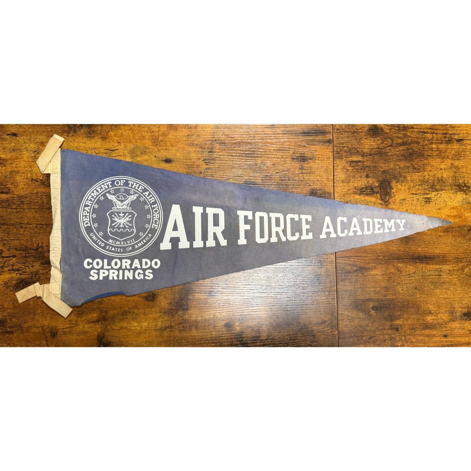 Vintage Air Force Academy 30 Inch Pennant Colorado Springs Old Military