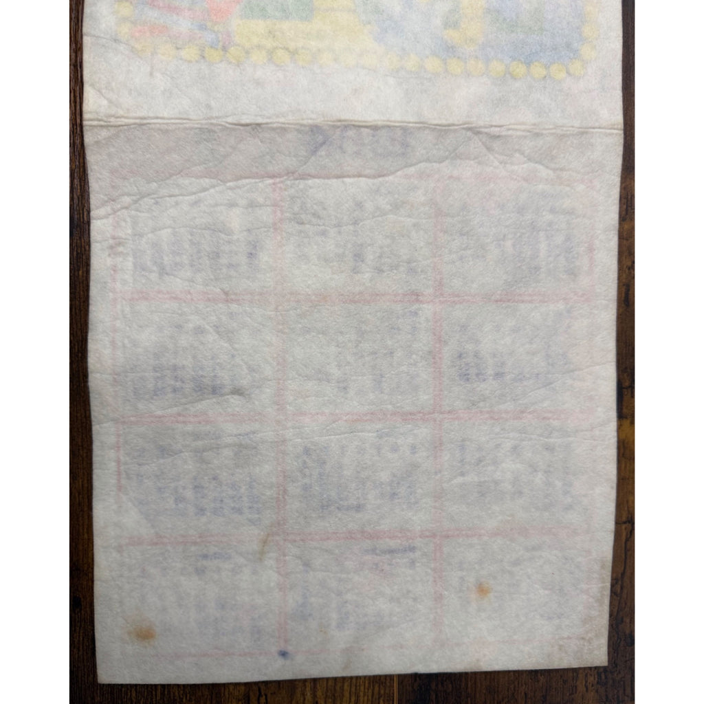 Sesame Street Live 1984 Fabric Wall Calendar With Big Bird Cookie Monster & More