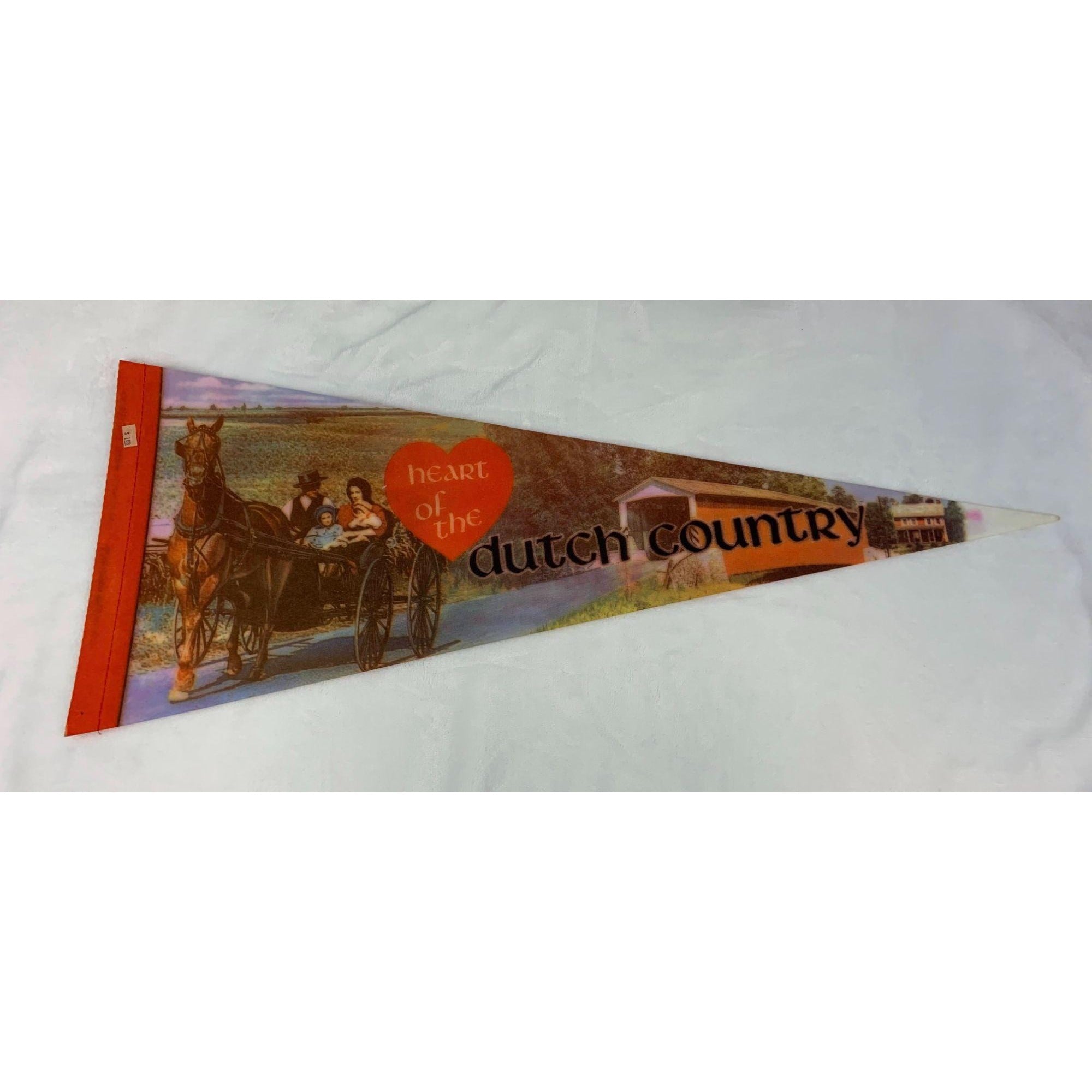 Vintage Heart of the Dutch Country pennant