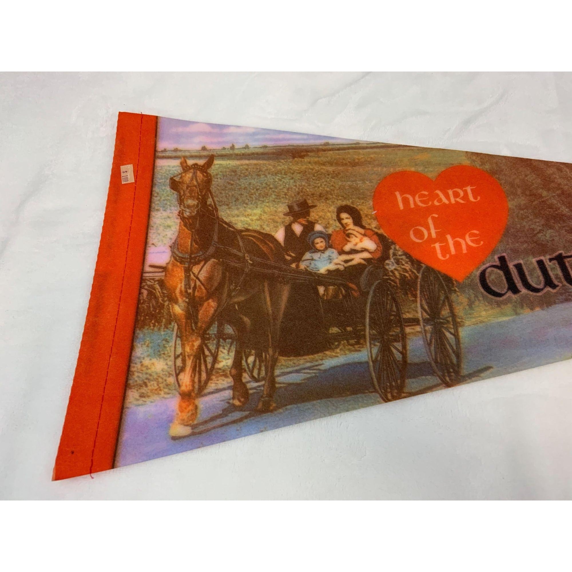 Vintage Heart of the Dutch Country pennant