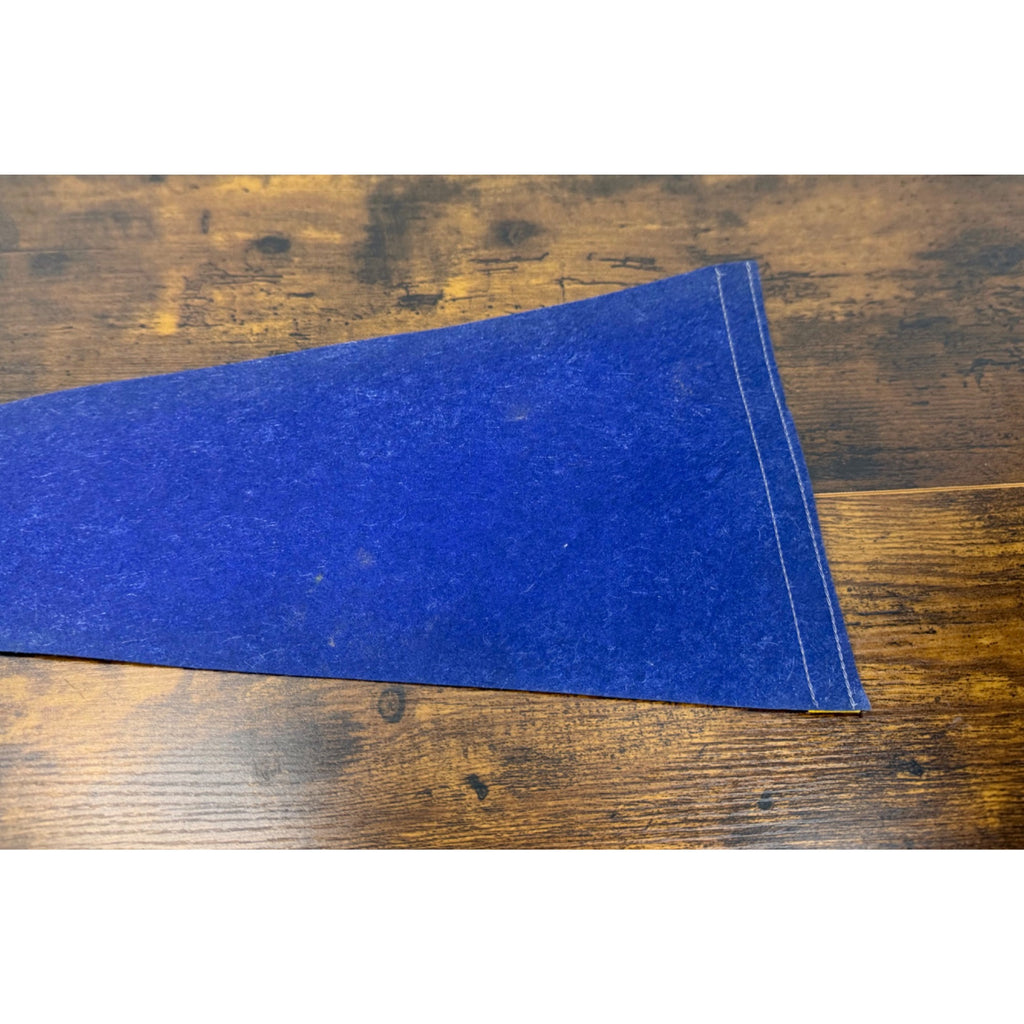 Vintage Plymouth Mass. Pennant With Mayflower & Plymouth Rock Design