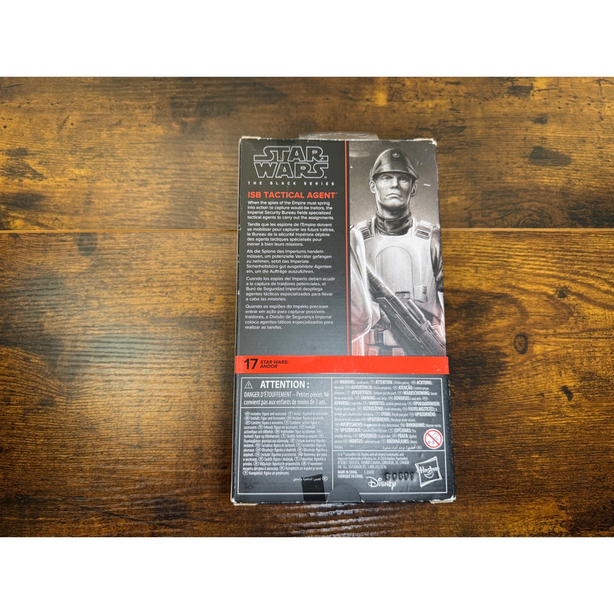 Brand new Black Series Star Wars: Andor ISB Tactical Agent figure