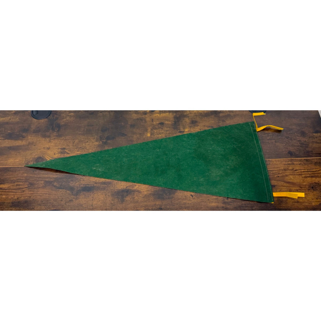 Green Bay Packers NFL Vintage Felt Pennant With Helmet Logo - Sports Memorabilia