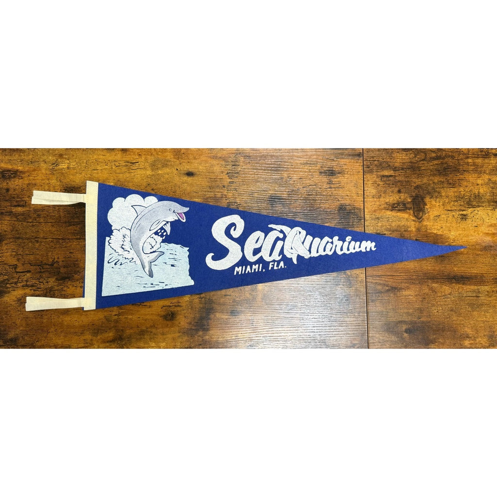 Vintage Seaquarium Miami, Florida pennant