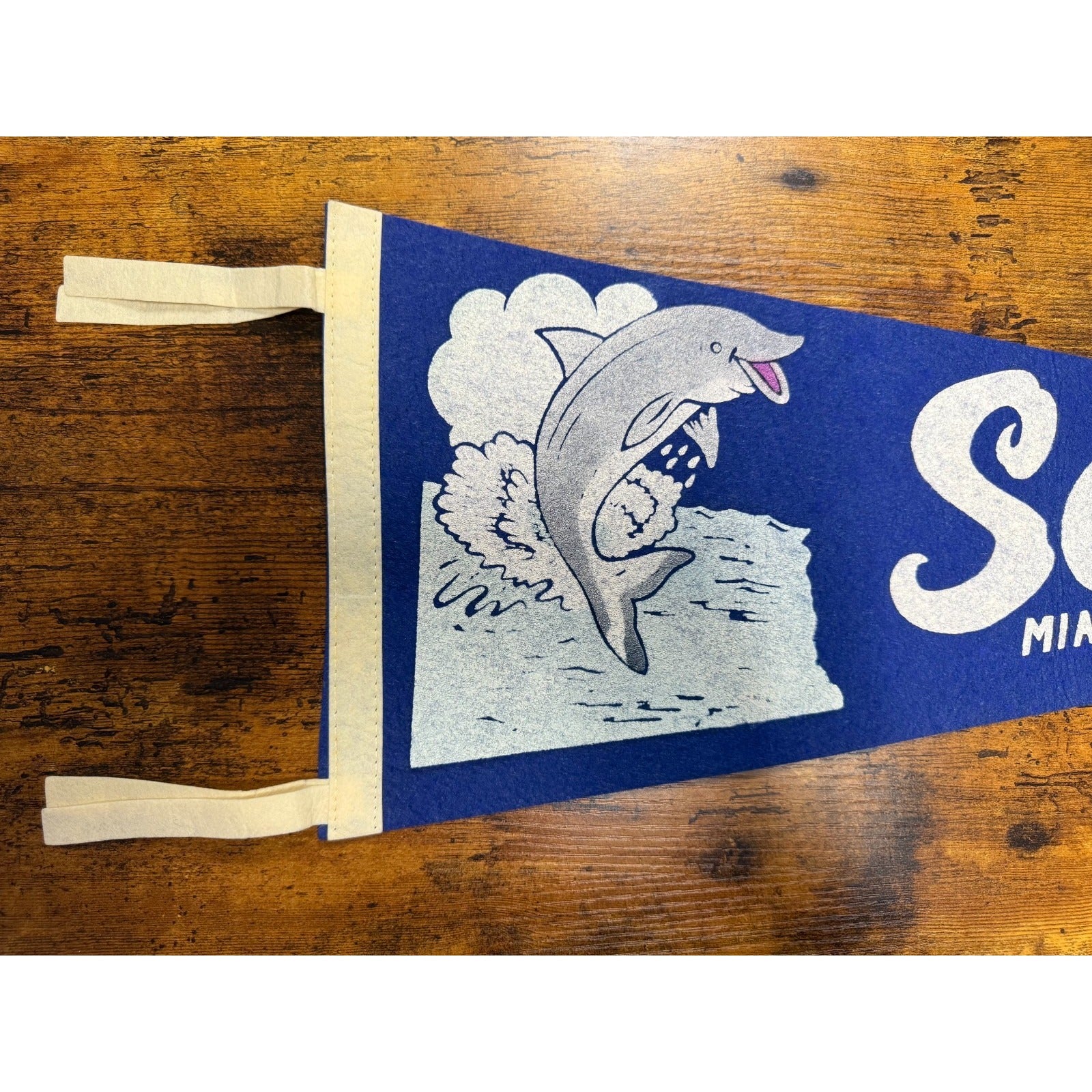 Vintage Seaquarium Miami, Florida pennant