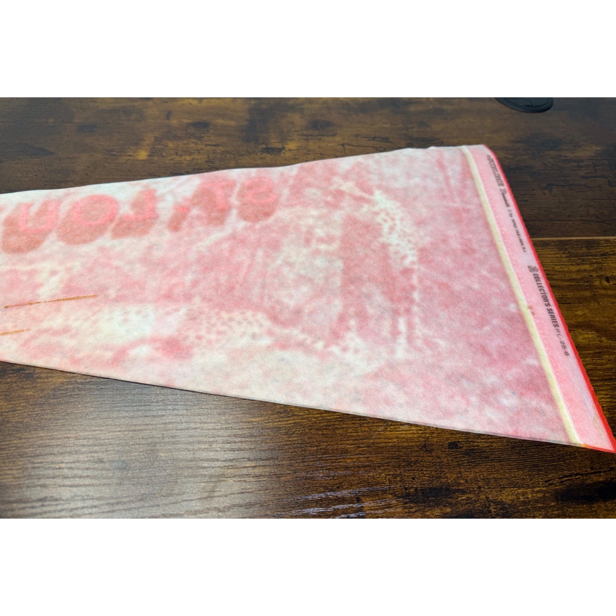 Vintage St. Louis Zoo Pennant With Cheetah Design Felt St. Louis MO Souvenir