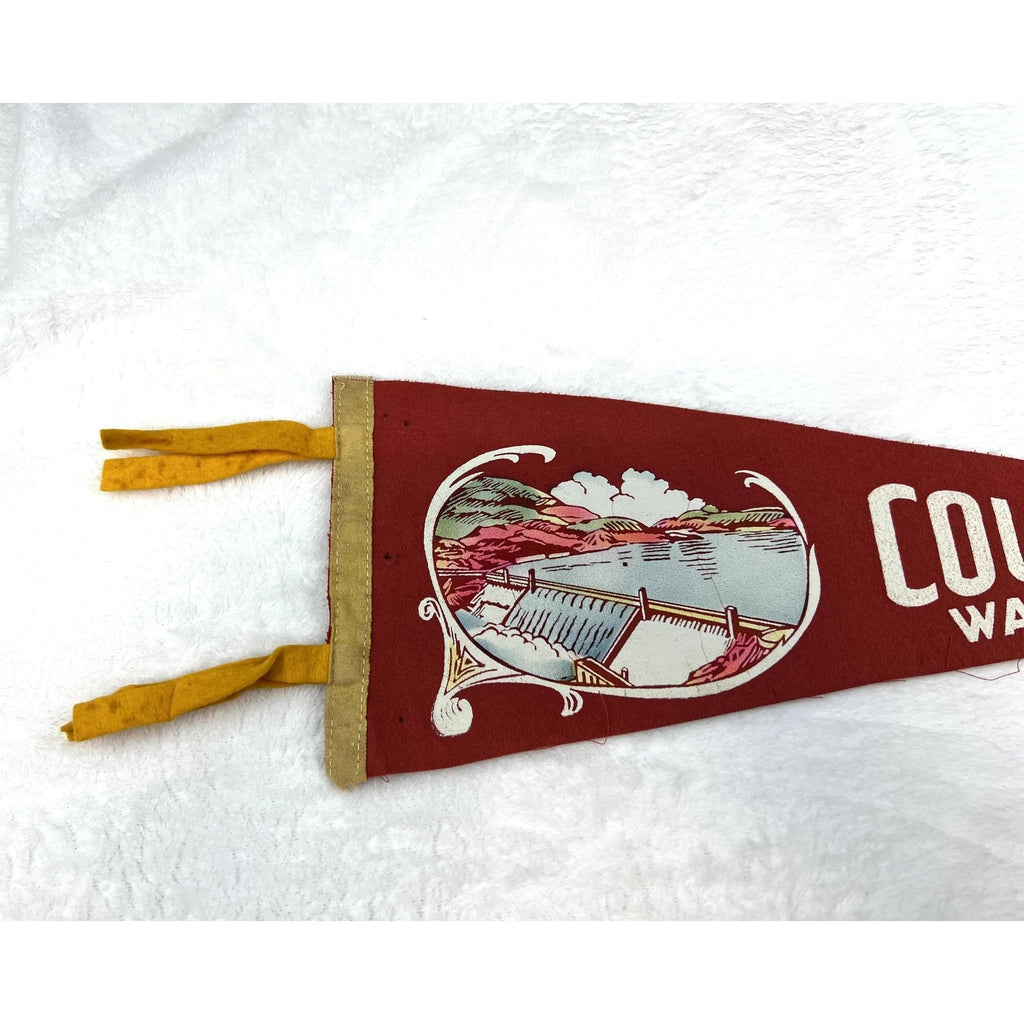 Vintage Coulee Dam Washington pennant