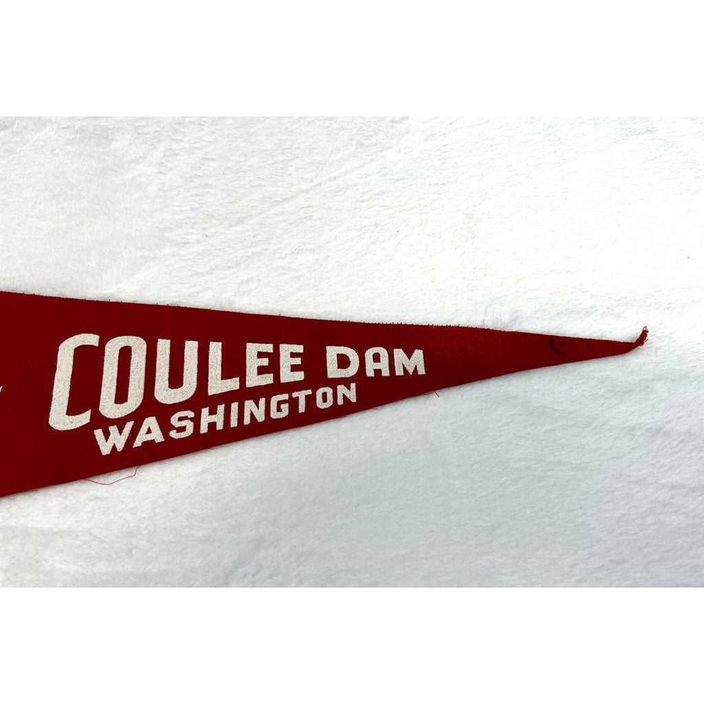 Vintage Coulee Dam Washington pennant