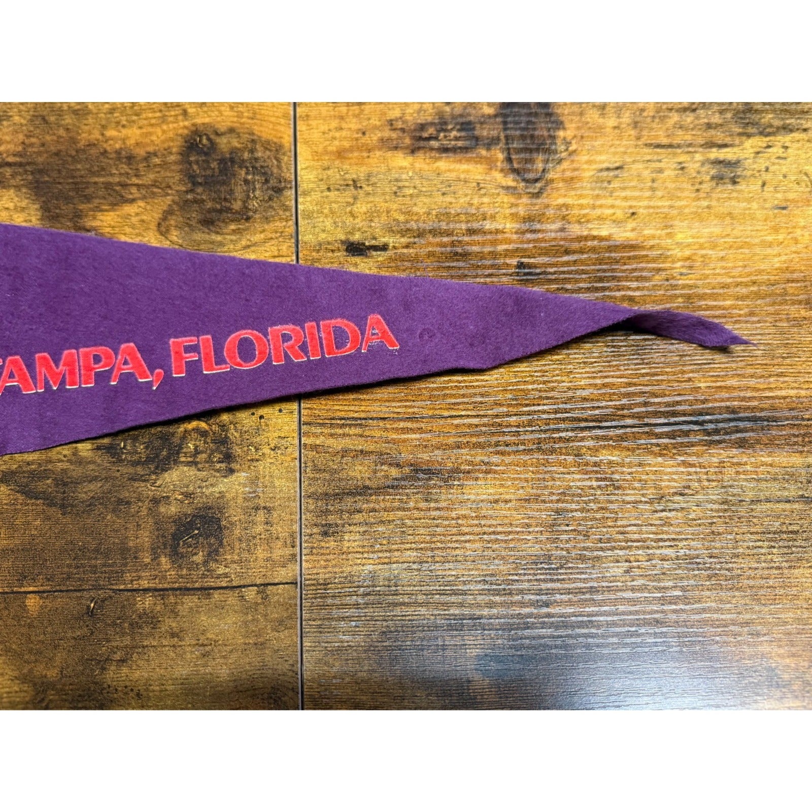 Vintage Busch Gardens Tampa, Florida pennant