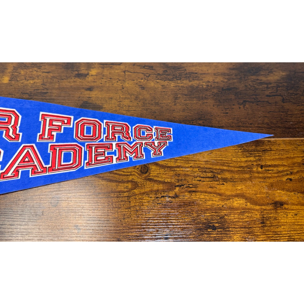Vintage Air Force Academy Pennant With Eagle Graphic & Lightning Bolt