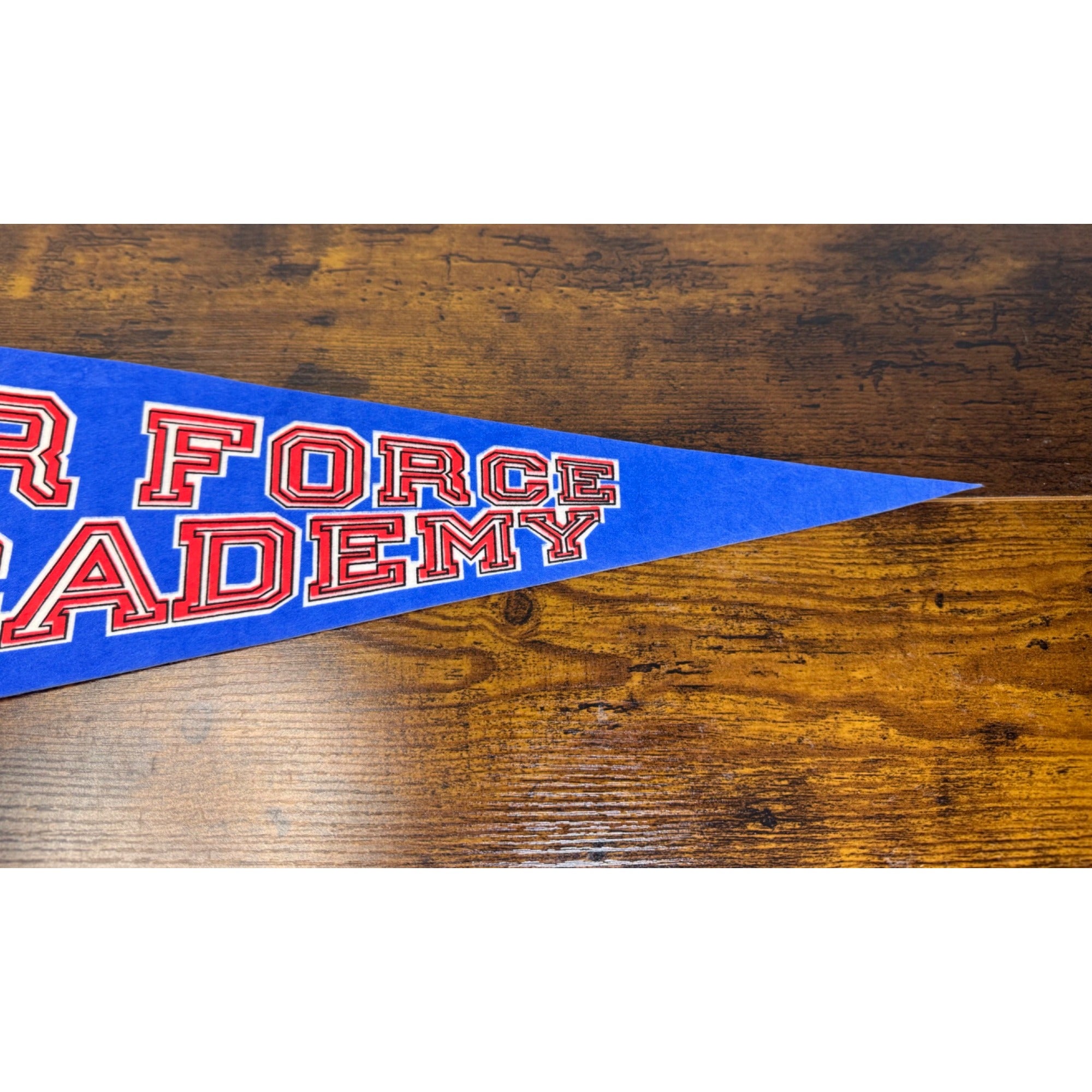 Vintage Air Force Academy Pennant With Eagle Graphic & Lightning Bolt