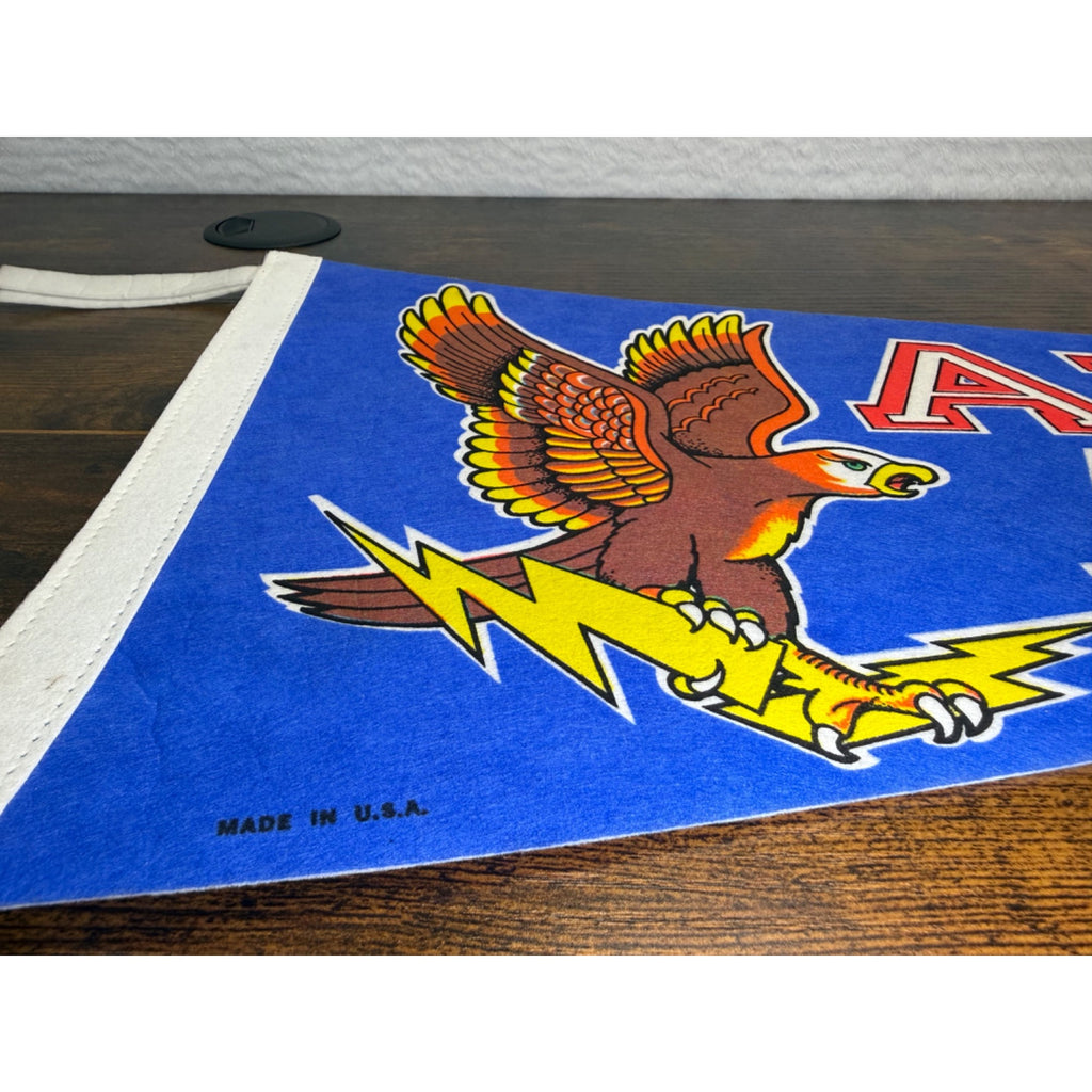 Vintage Air Force Academy Pennant With Eagle Graphic & Lightning Bolt
