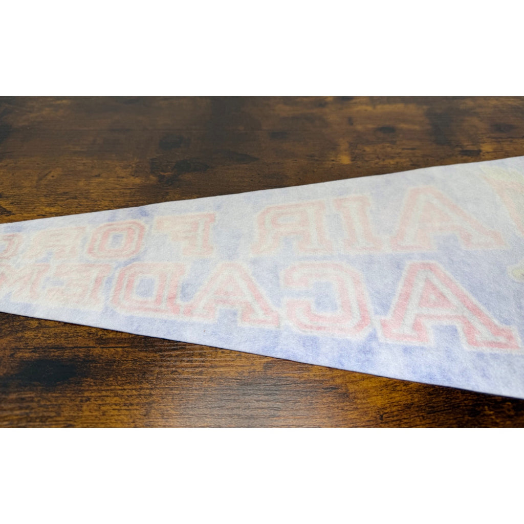 Vintage Air Force Academy Pennant With Eagle Graphic & Lightning Bolt