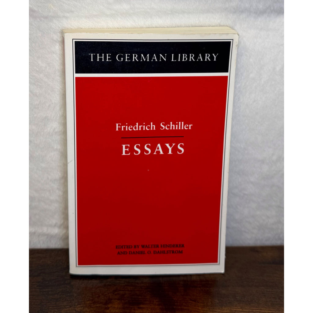Friedrich Schiller Essays Paperback Edited By Hinderer & Dahlstrom