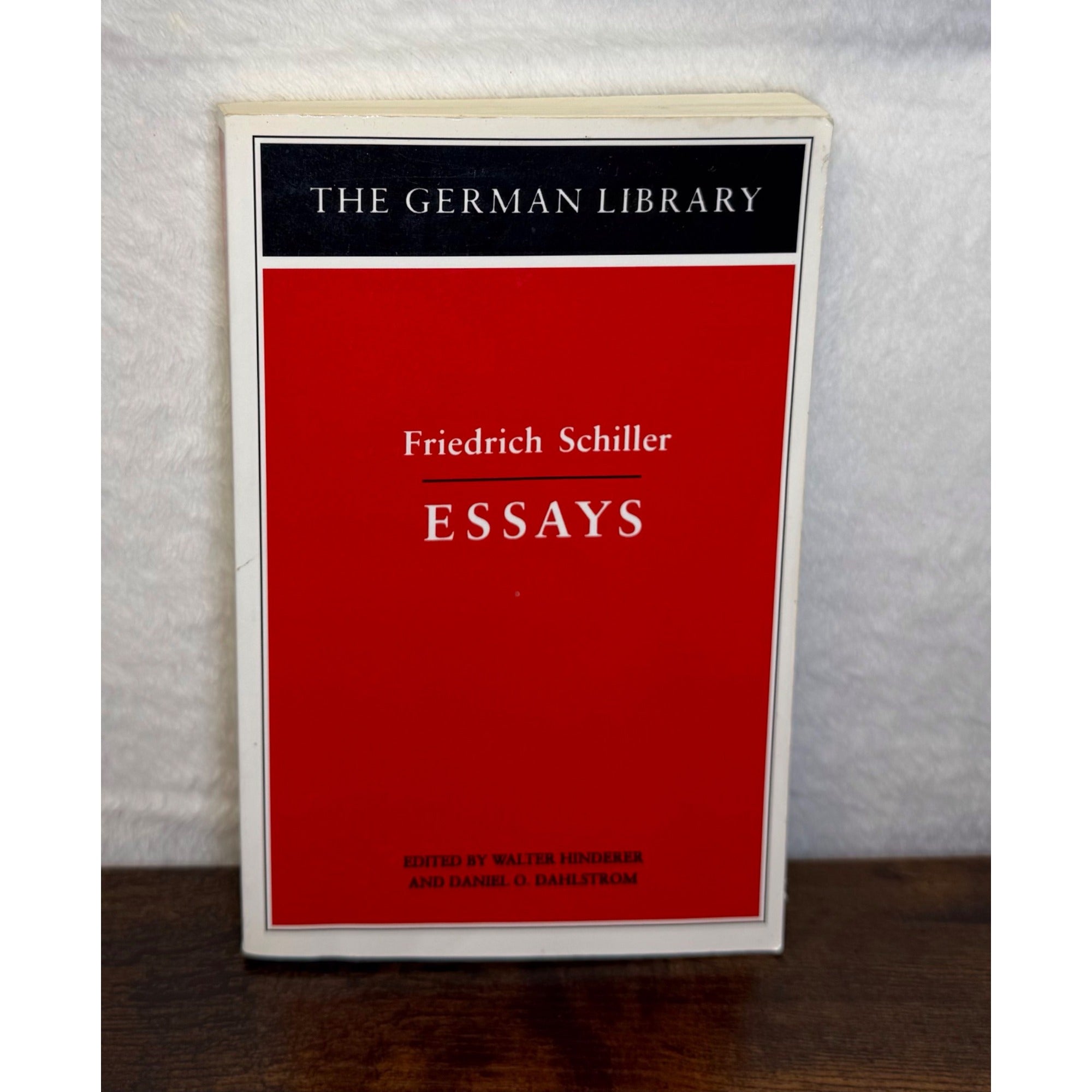 Friedrich Schiller Essays Paperback Edited By Hinderer & Dahlstrom