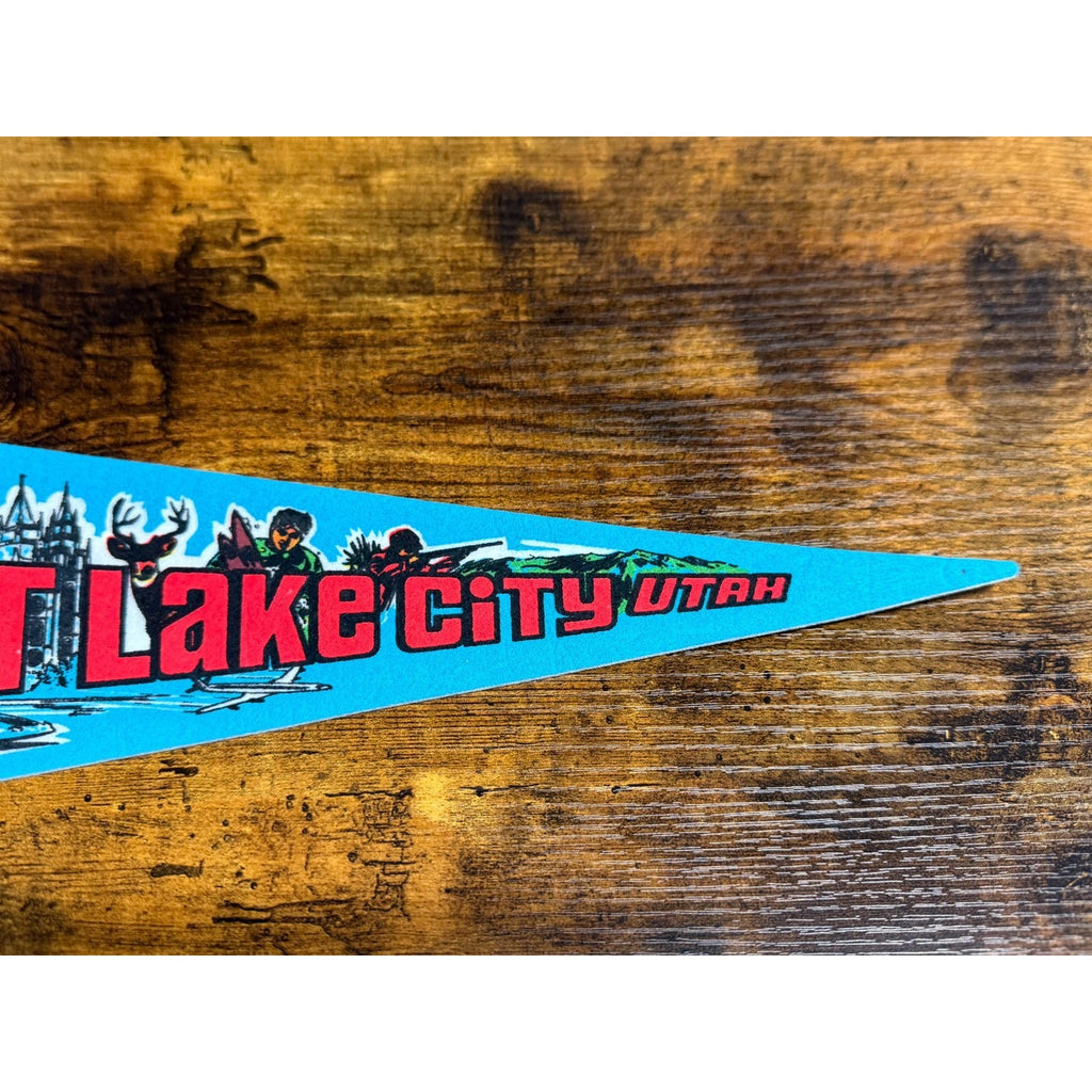 Vintage Salt Lake City, Utah pennant