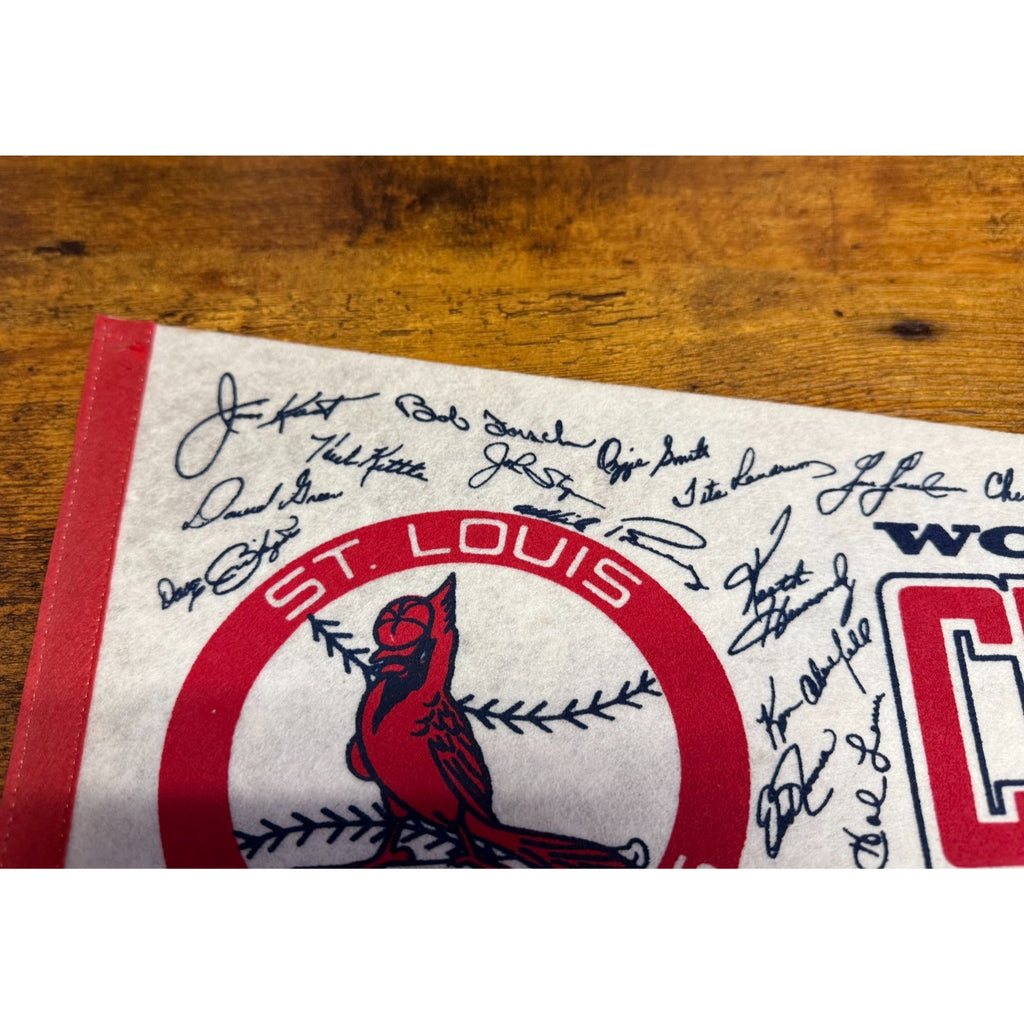 Vintage 1982 MLB St. Louis Cardinals World Champions pennant