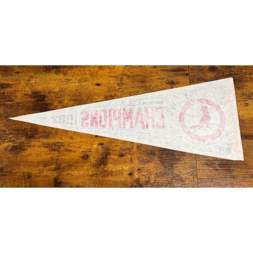 Vintage 1982 MLB St. Louis Cardinals World Champions pennant