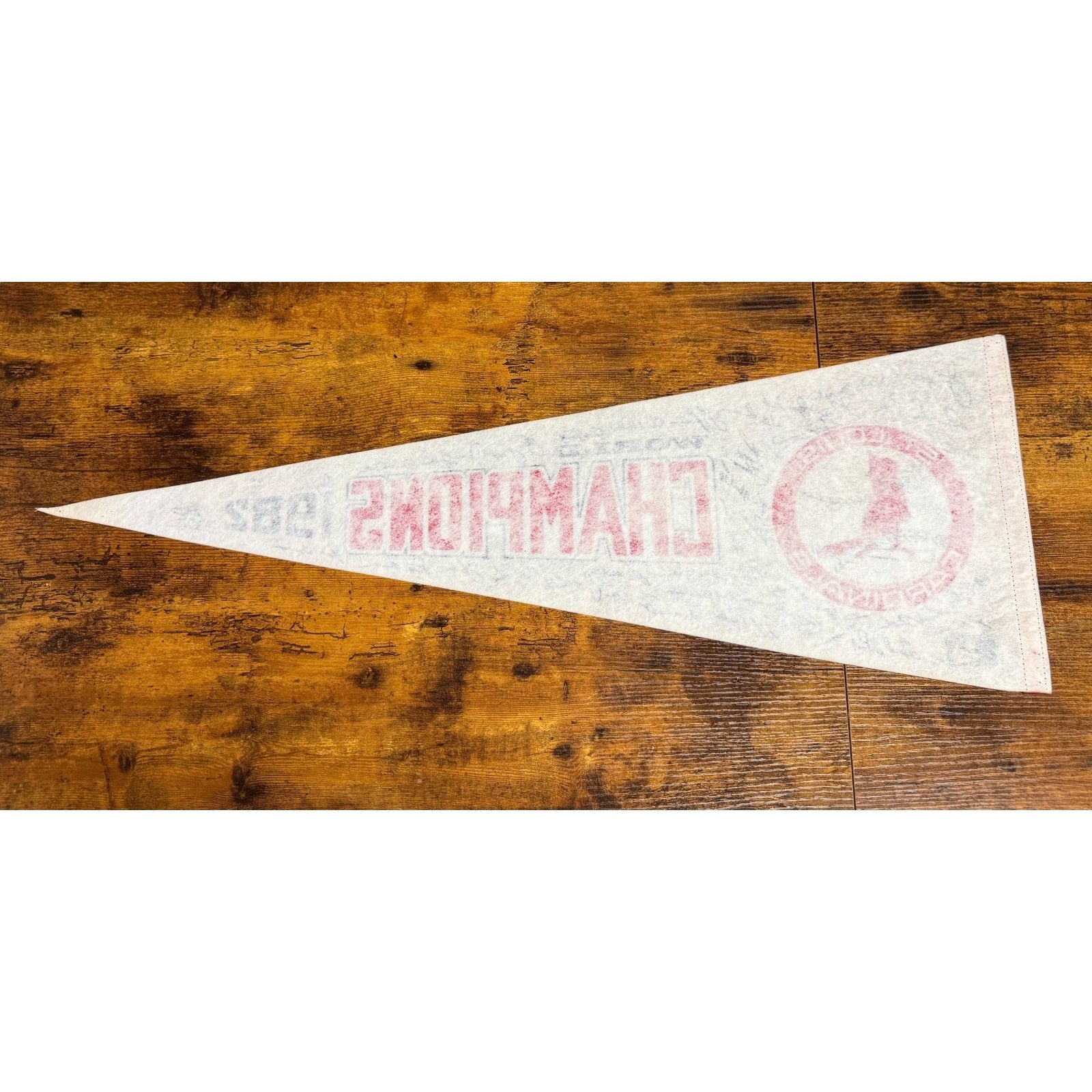 Vintage 1982 MLB St. Louis Cardinals World Champions pennant
