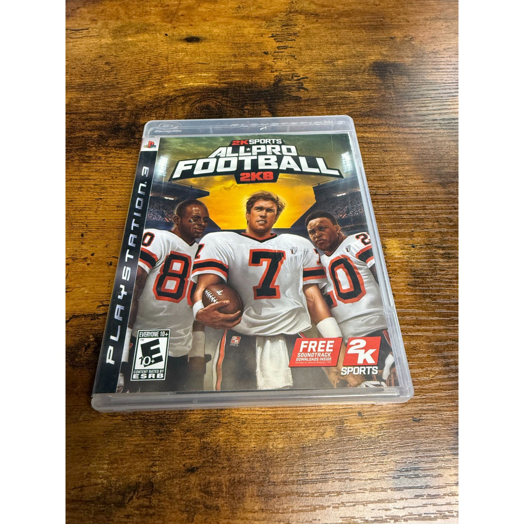 All-Pro Football 2K8 PS3 Complete With Case Manual & Disc By 2K Sports