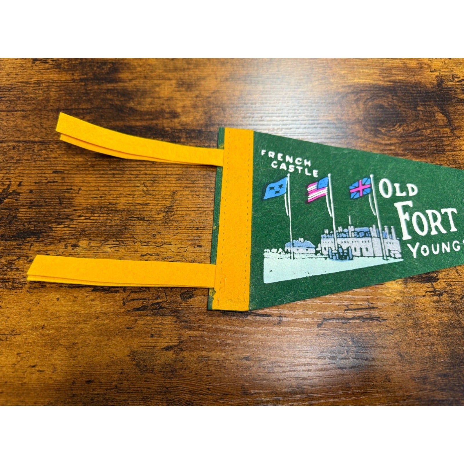 Vintage Old Fort Niagara Youngstown, N.Y. pennant