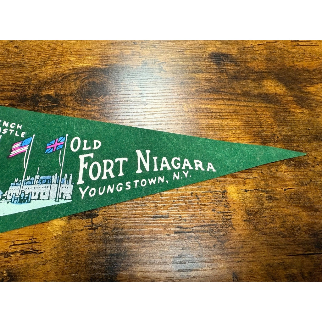 Vintage Old Fort Niagara Youngstown, N.Y. pennant