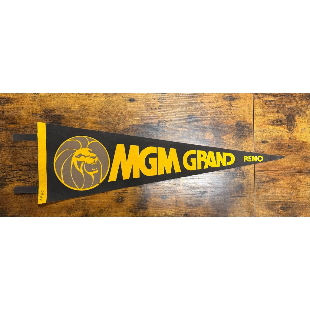 Vintage MGM Grand Reno pennant