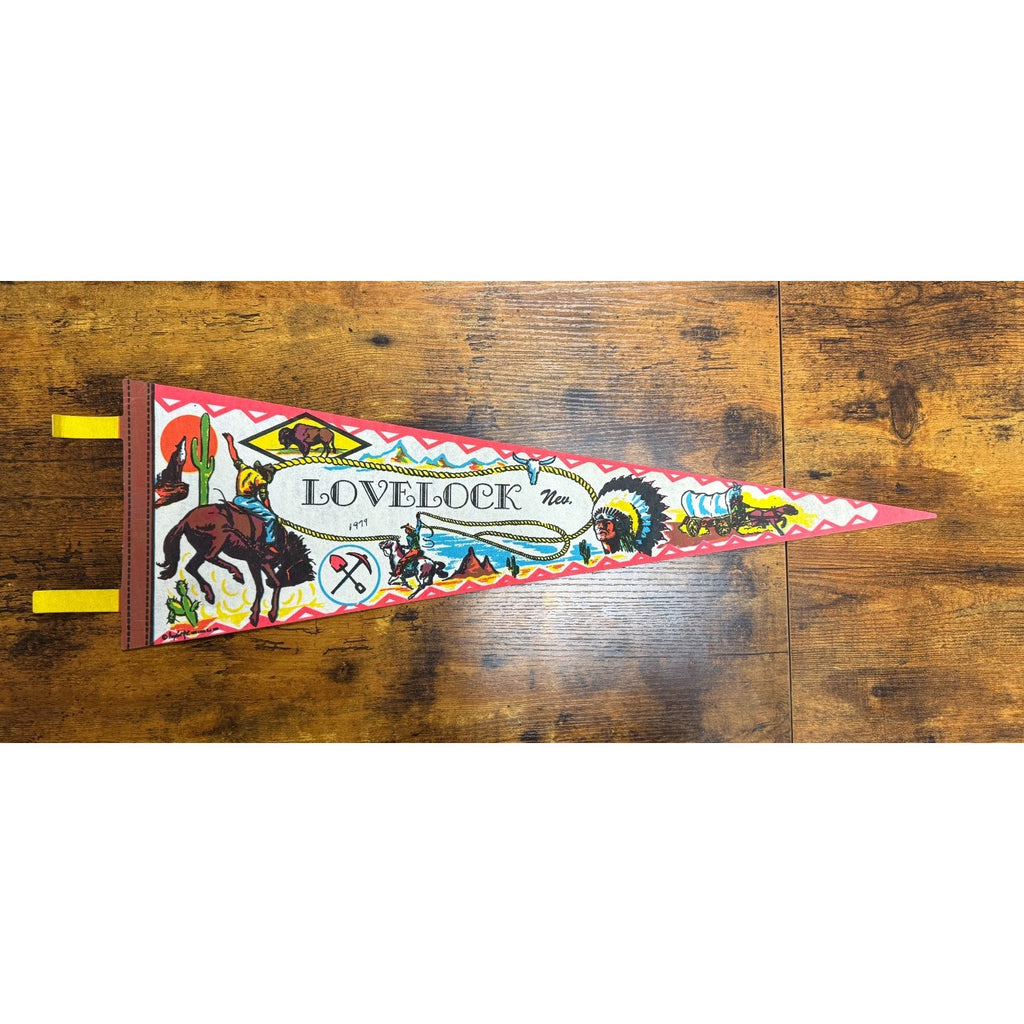 Vintage Lovelock, Nevada pennant