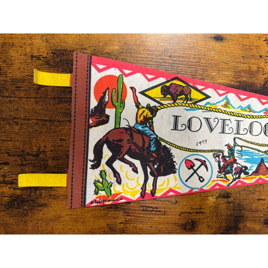 Vintage Lovelock, Nevada pennant