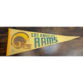 Vintage Los Angeles Rams NFL Pennant With Helmet Graphic 30 inches