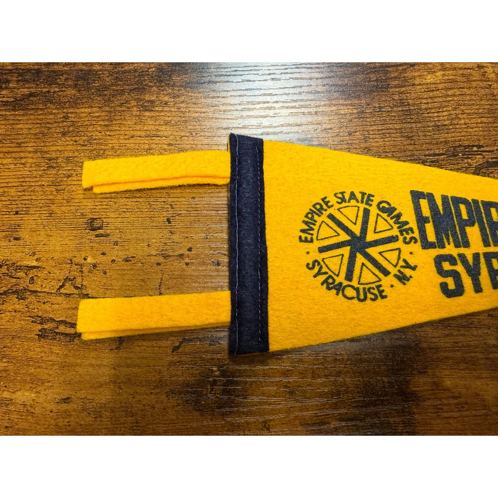 Vintage Empire State Games Syracuse, N.Y. mini pennant