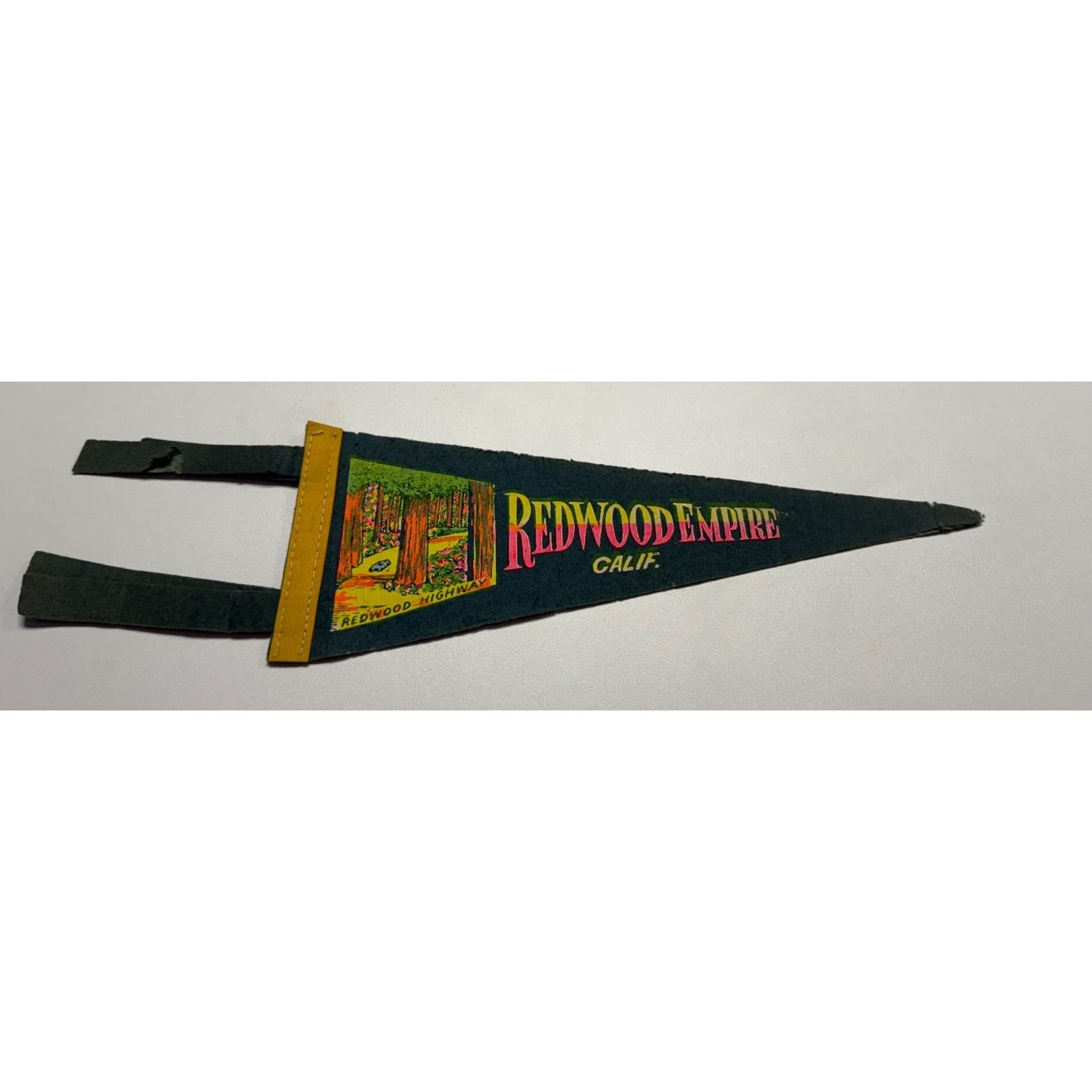 Vintage Redwood Empire California pennant