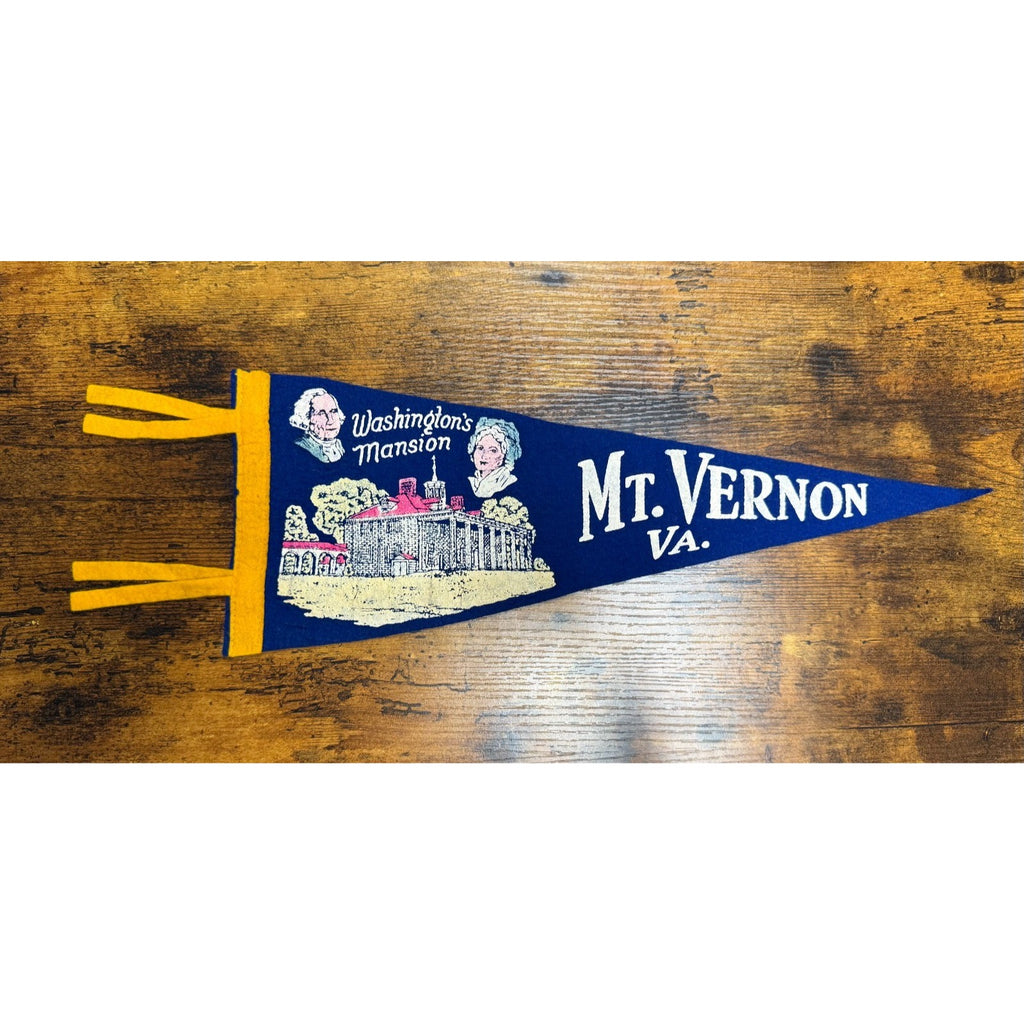 Vintage Mt. Vernon, Virginia pennant