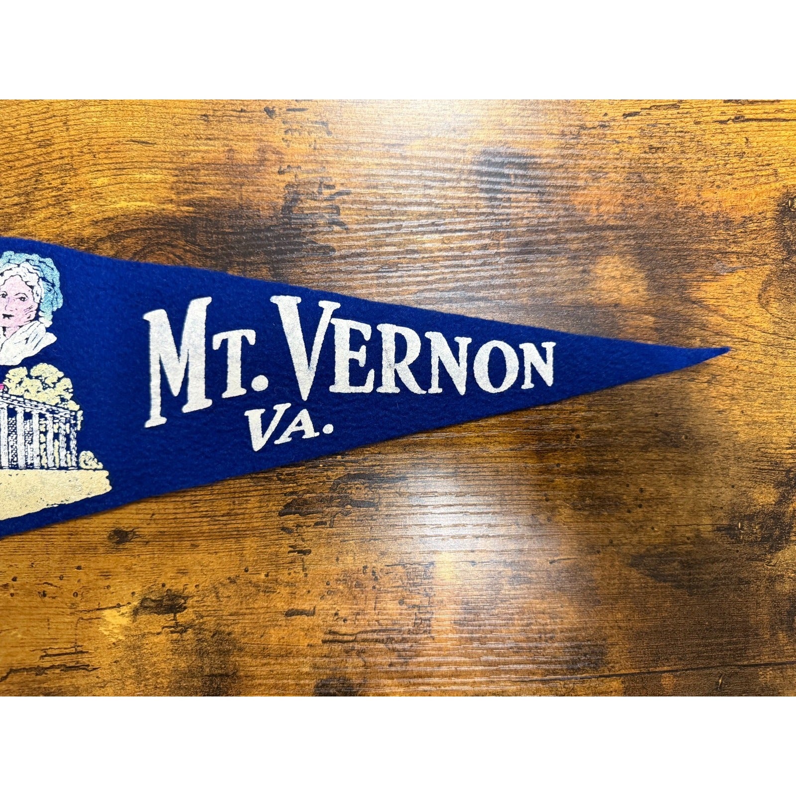 Vintage Mt. Vernon, Virginia pennant