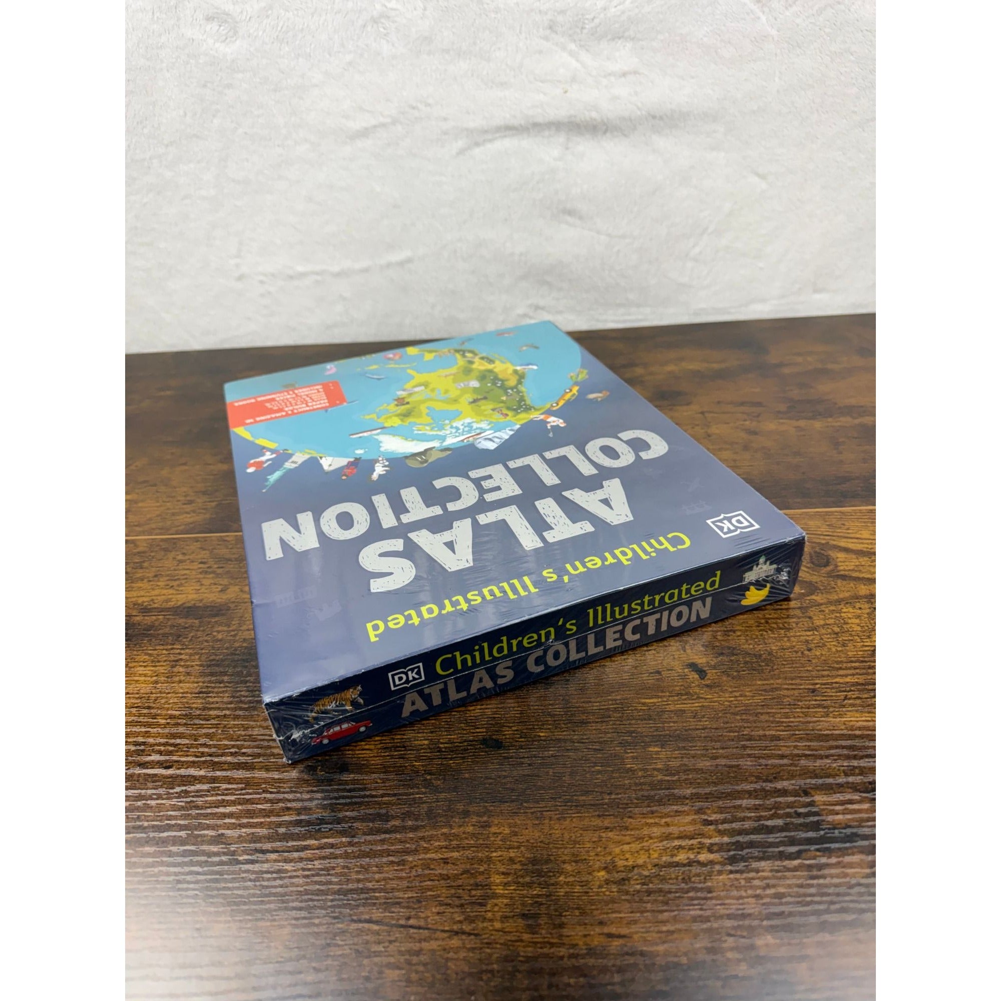 Childrens Illustrated Atlas Collection By DK - 3 Books & 3D Paper Builds