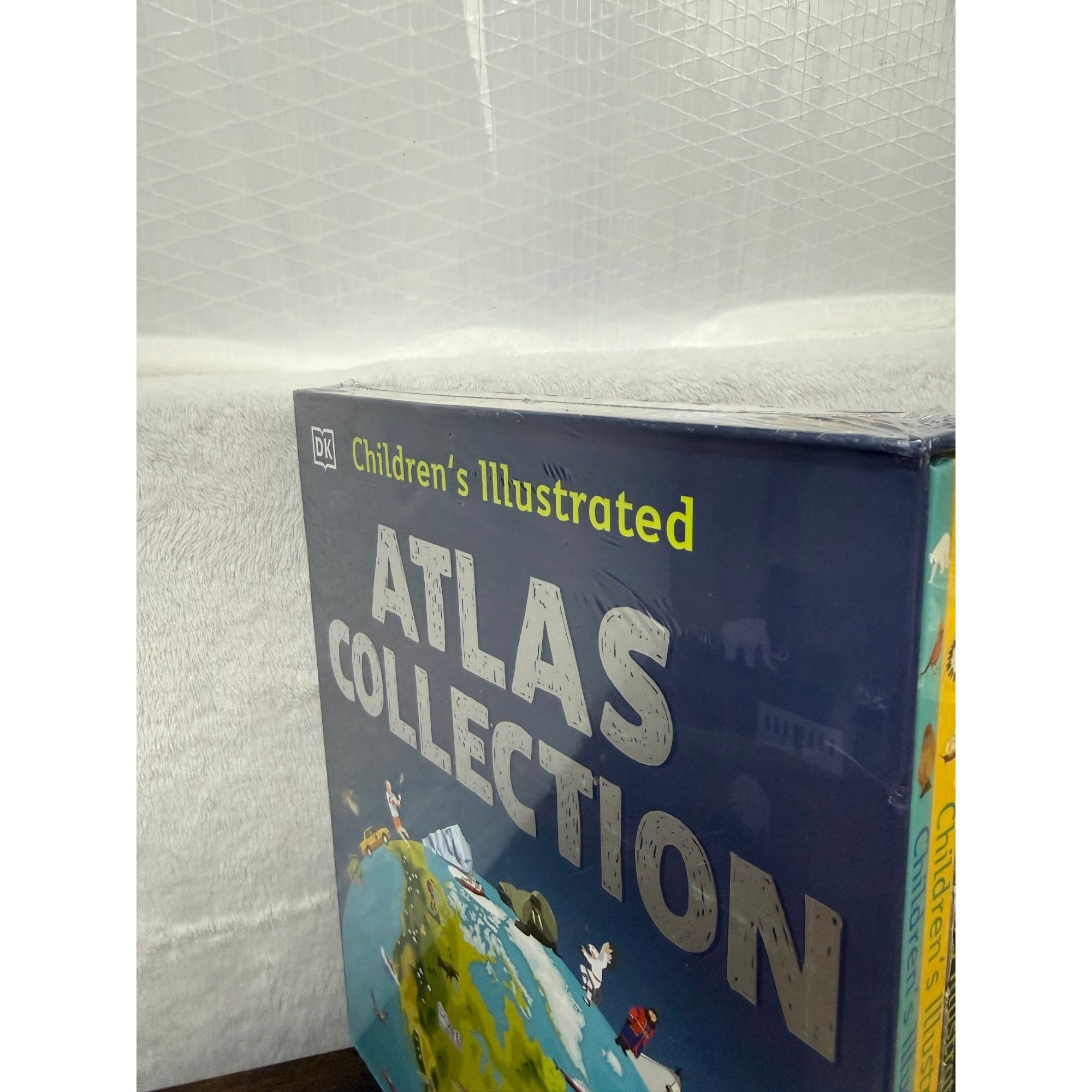 Childrens Illustrated Atlas Collection By DK - 3 Books & 3D Paper Builds